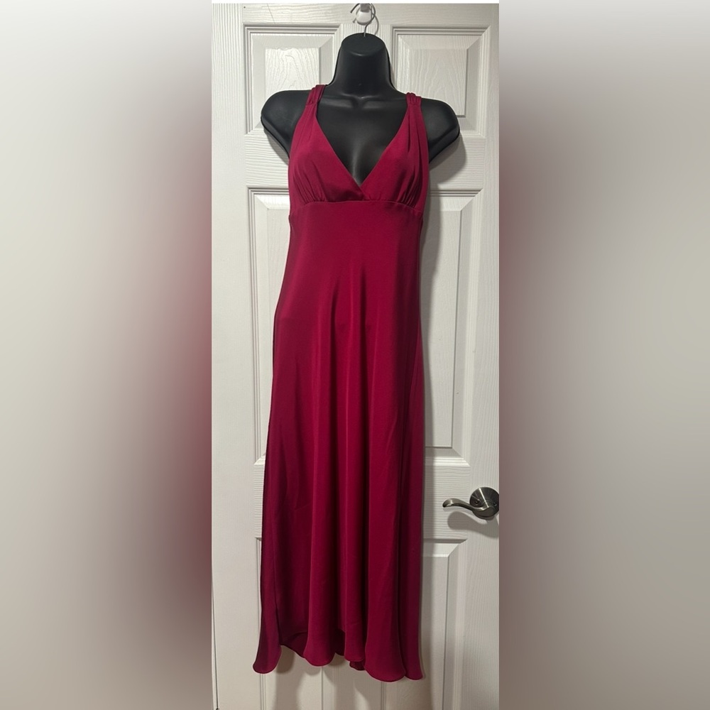 J Crew 100% silk size 8 formal dress NWOT